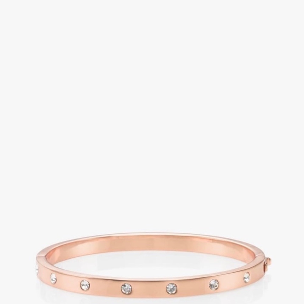 $68 Kate Spade Set in Stone Hinged
Bracelet Rose Gold